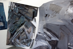 30.-Metamorphosis-Installation-Cooper-Union-NY-2015-Acrylic-on-Shaped-Industrial-Grade-Aluminum-Sheets-84x180x72-inches