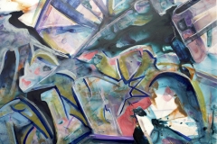 Relic-acrylic-on-mylar-42x30-inches-2021-detail-2