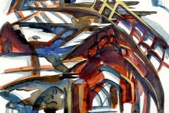 15.-Studies-of-17th-Century-Persian-Architecture-acrylic-on-paper-13.5x11-inches-2020