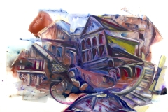 The-Foundation-House-acrylic-on-mylar-24x36-in-2022