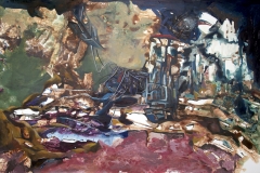 The-World-is-Beautiful-Before-it-is-True-acrylic-on-canvas-48x84-2012-1